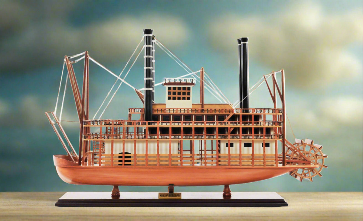 The King of Mississippi Model Steam Boat,model boat,Adley & Company Inc.