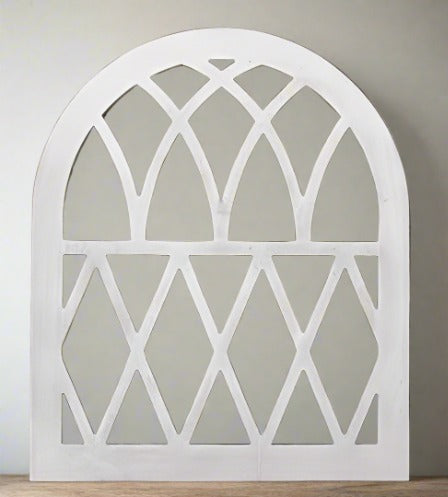 Painted Wood Arched Wall Decor - Adley & Company Inc. 