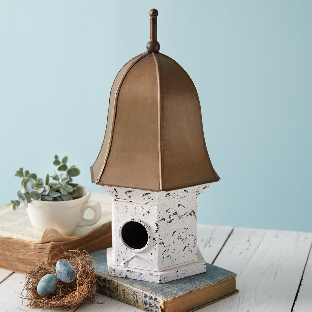 Queen Anne Style Metal Birdhouse