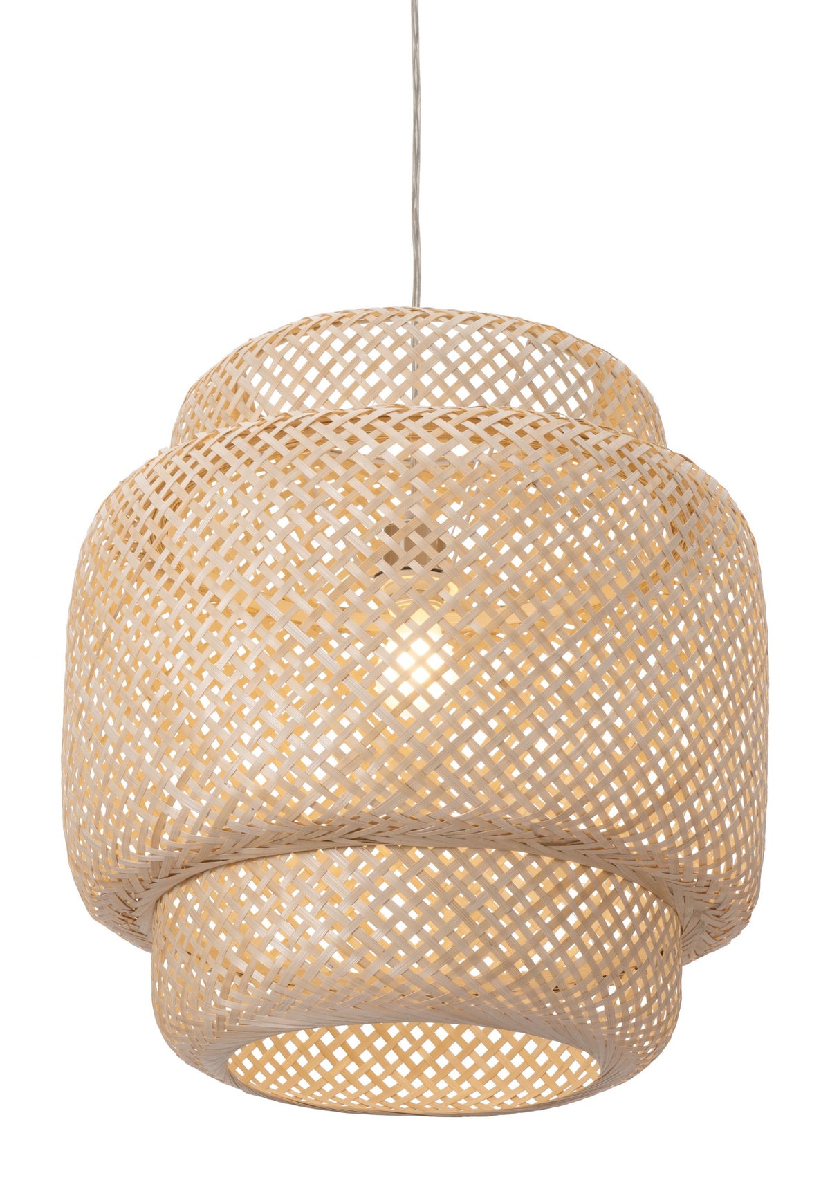 Natural Rattan Weave Ceiling Pendant Light