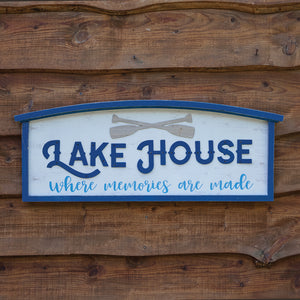 Lake House Novelty Wall Sign