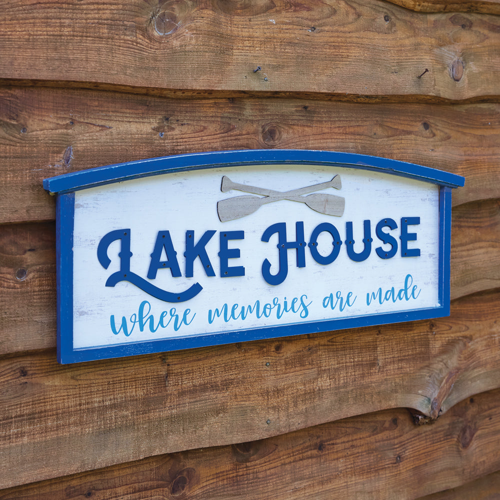 Lake House Novelty Wall Sign