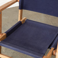Nautical Navy Canvas Folding Chair