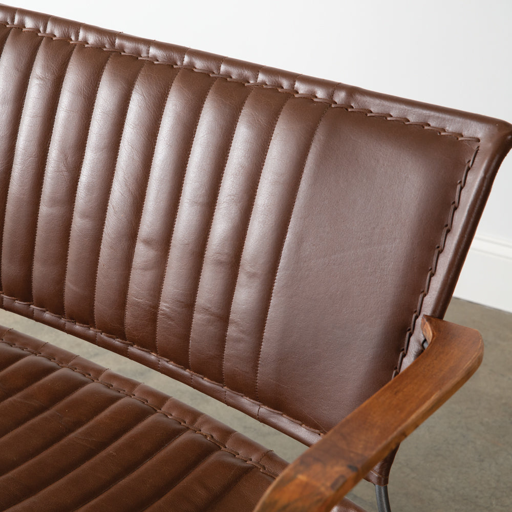 Saddle Leather Sofa Seat