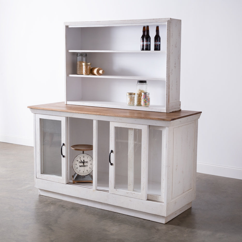 Coastal Dining Hutch and Cabinet