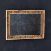 Emika Hand-Carved Wood Framed Wall Mirror