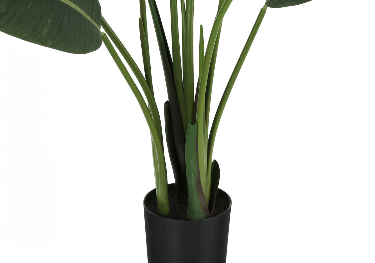 Bird of Paradise Faux Potted Tree, 60" Tall - Adley & Company Inc. 