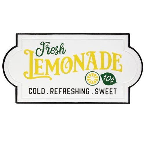 Fresh Lemonade Wall Tin Sign