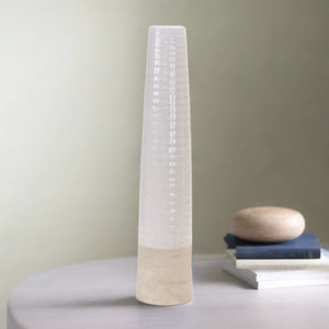 Tall Stoneware Vase, 24" Tall
