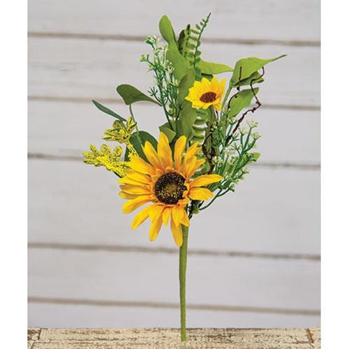 Mixed Sunflower & Heather Pick Bouquet, Set of 6