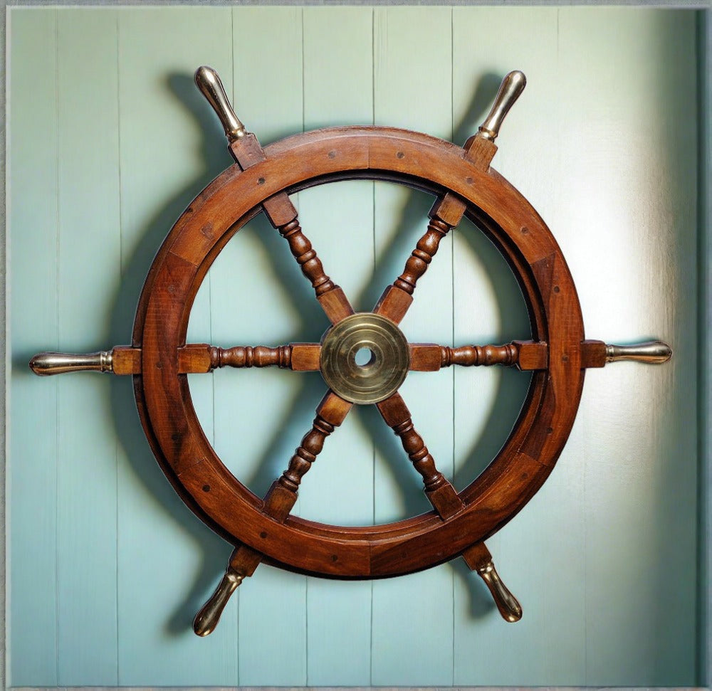 Rosewood Ship's Wheel, 30"
