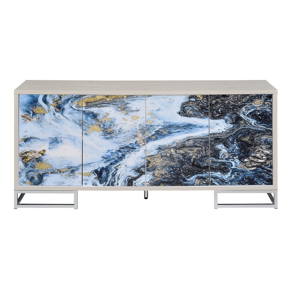 Waterfall Console Cabinet