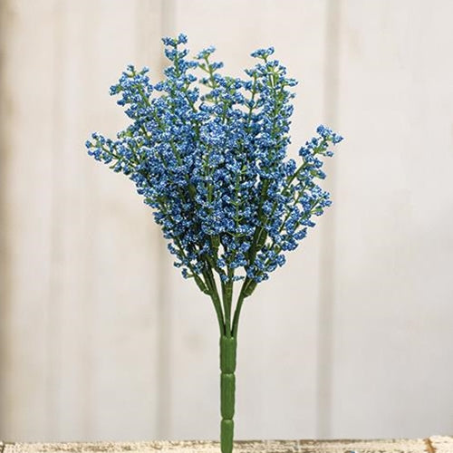Sky Blue Bursting Astilbe Floral, 14" Tall, Set of 4