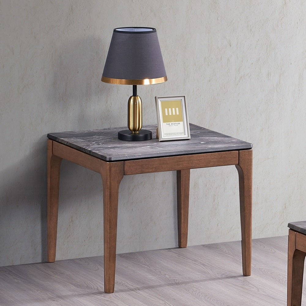 Bevis End Table in Walnut