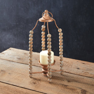 Evelyn Wood Bead Open Air Candle Lantern