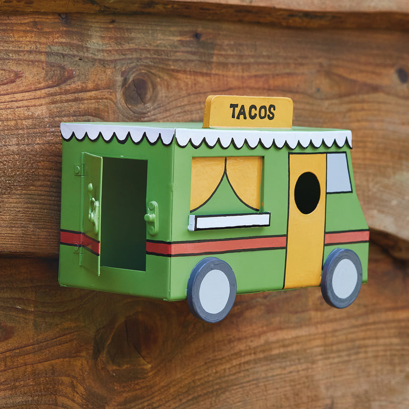 Taco Truck Metal Bird House