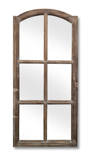 Wood Framed Panel Mirror