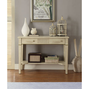 Antique White Console Table,console table,Adley & Company Inc.
