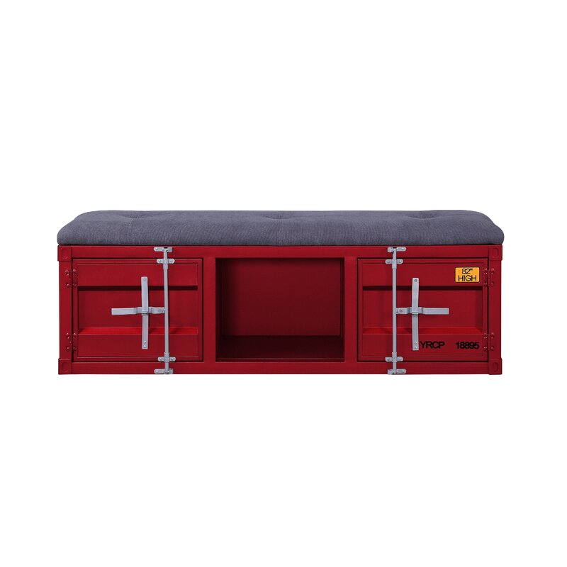 Maritime Cargo Style Accent Bench