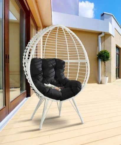 Seaside Patio Lounge Chair with Cushion