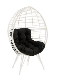 Seaside Patio Lounge Chair with Cushion