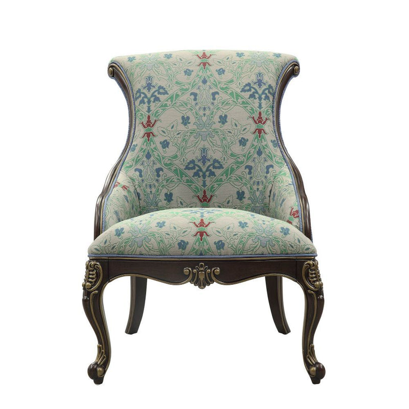 French Upholstered Accent Chair