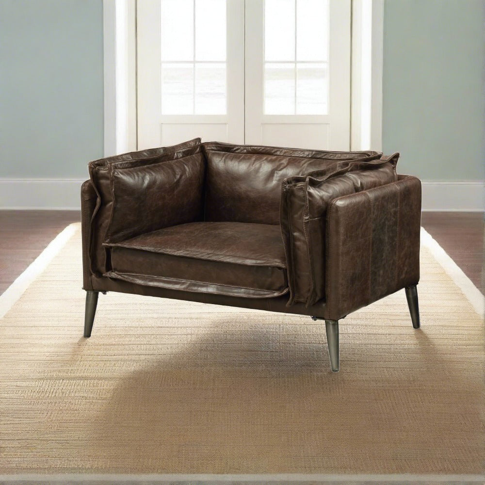 Porchester Leather Club Chair