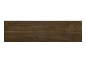 Oceanside Weathered Oak Wooden Bench