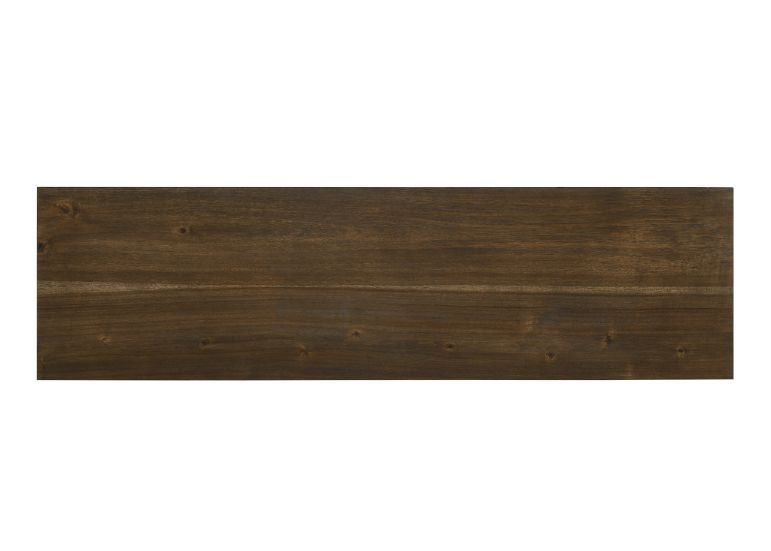 Oceanside Weathered Oak Wooden Bench