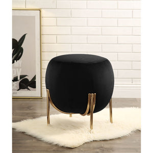Beach Loft Fabric Ottoman Stool - Adley & Company Inc. 