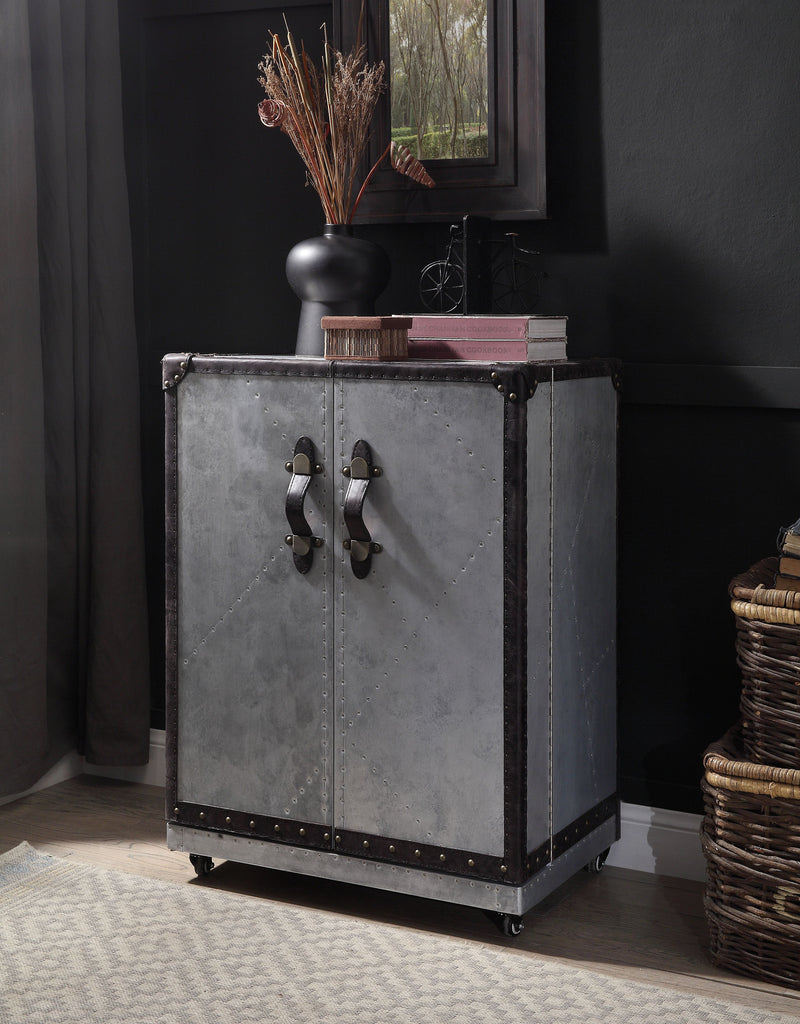 Brancaster Steamer Trunk Bar & Wine Cabinet - Adley & Company Inc. 