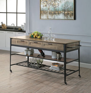 Macaria Console Serving Cart