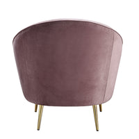 Coralina Pink Velvet Accent Chair - Adley & Company Inc. 