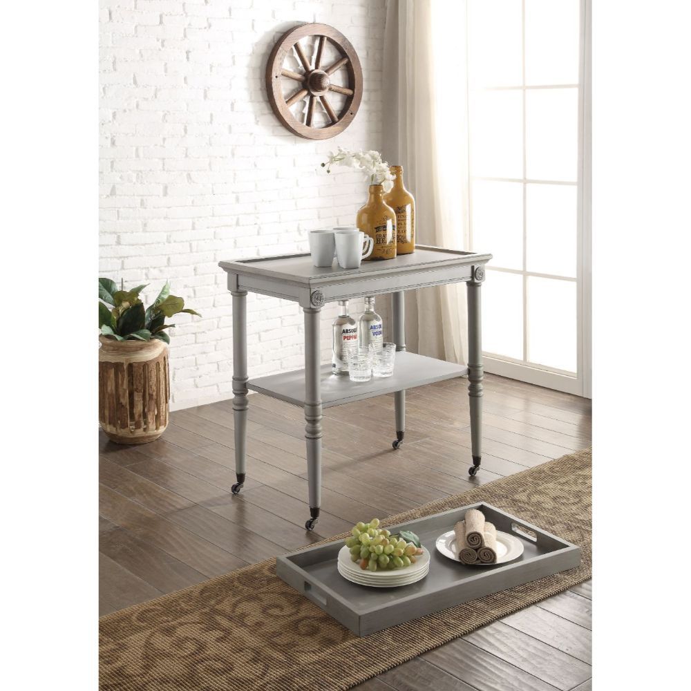 Frisco Tray Table in Slate Grey