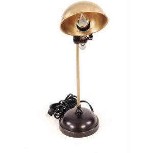 Brushed Brass Task Table Lamp,lamp,Adley & Company Inc.
