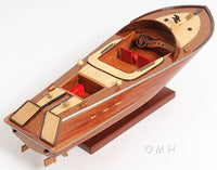 Runabout Canoe Model Boat