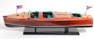 Chris Craft Triple Cockpit Painted Model Ship