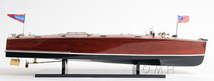Chris Craft Triple Cockpit Painted Model Ship