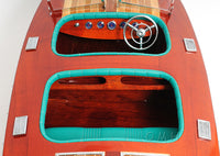 Chris Craft Triple Cockpit Painted Model Ship