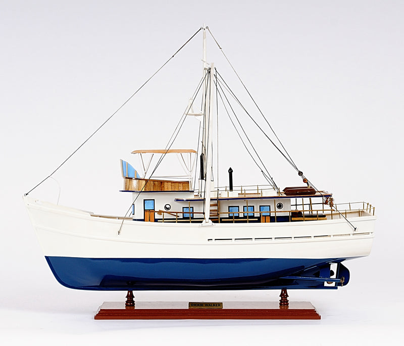 Dickie Walker Model Boat,model sailboat,Adley & Company Inc.