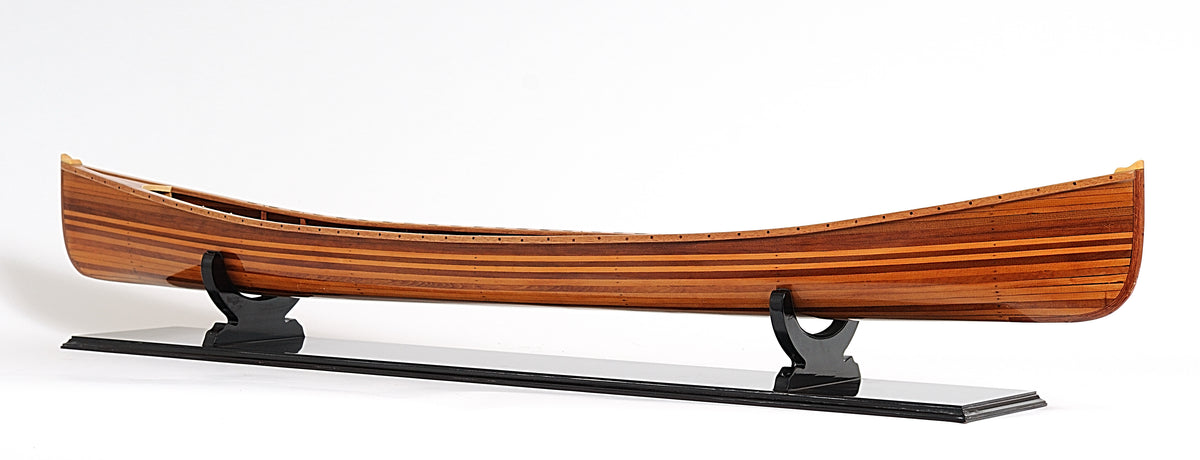 Cedar Wood Canoe Model,model canoe,Adley & Company Inc.