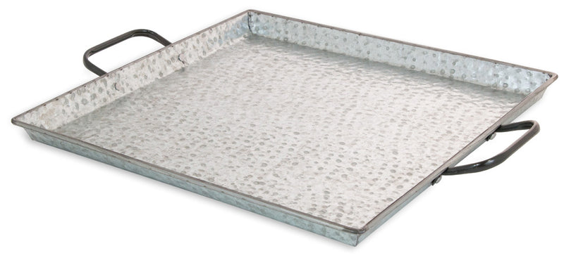 Hammered Square Metal Tray