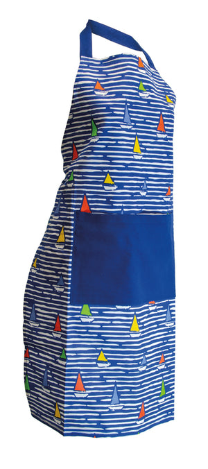 Waterline Boat Cotton Full Apron,apron,Adley & Company Inc.
