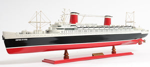 SS United States Ocean Liner Model Ship - Adley & Company Inc. 