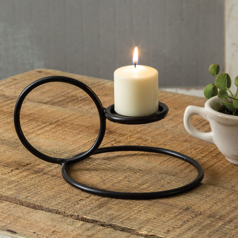 Floating Ring Candle Holders, Set of 2