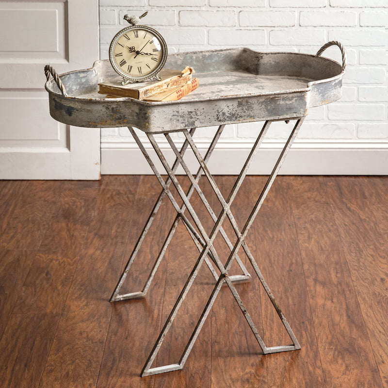 Butler Metal Tray Table Stand,tray table,Adley & Company Inc.