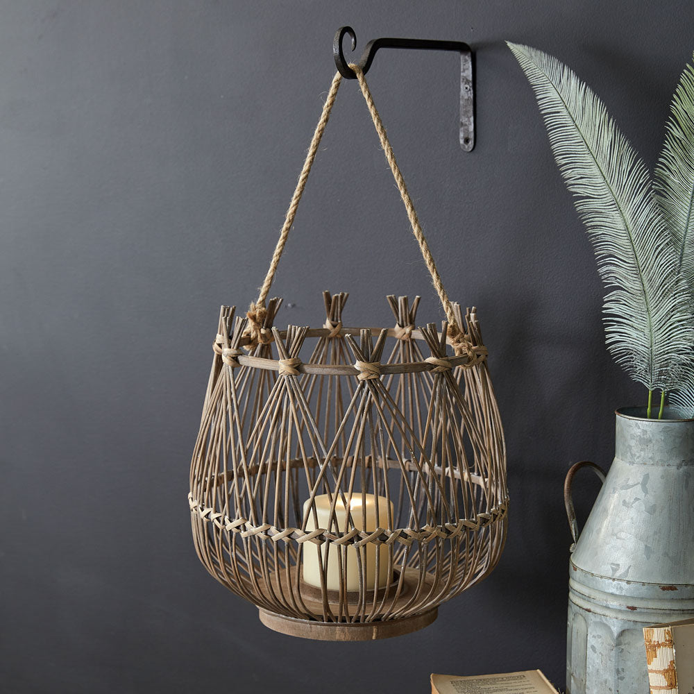 Cabana Rattan Candle Lantern