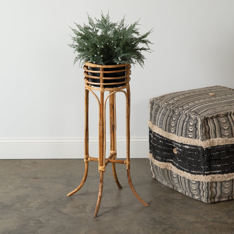 Boho Rattan Plant Stand