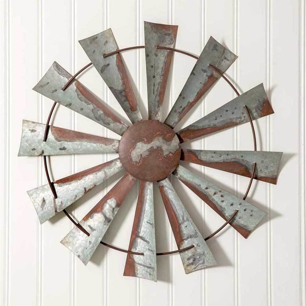 Windmill Metal Rustic Wall Decor,WINDMILL,Adley & Company Inc.