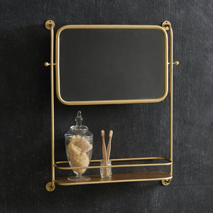 Cabo Gold Metal Wall Mirror